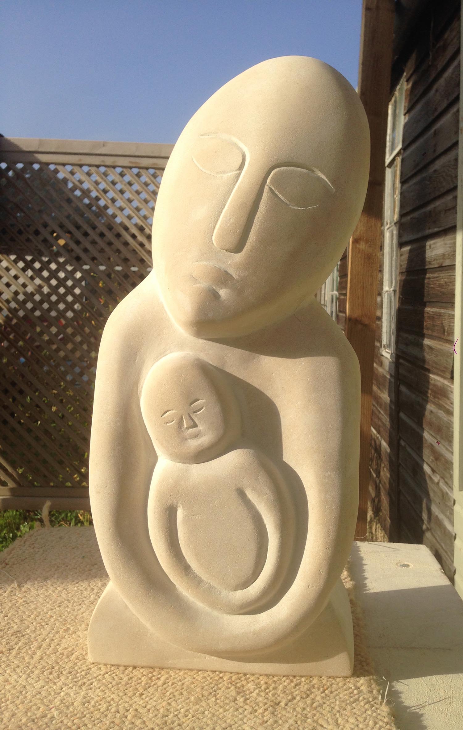 Image 1 of Mother and Child scuplture